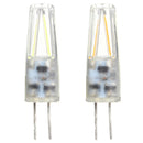 G4 2W 150LM LED COB Silicone Spot Lightt Lamp Bulb-Warmwhite/White AC/DC12V