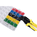 PARON JX-1601-06T AWG20-10 Crimper Plier Wire Crimper Tools Kit Ratchet Plier Hand Tools with 1200Pcs Terminals
