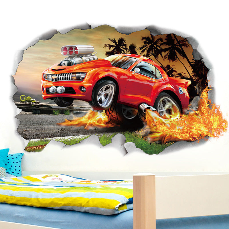 Miico 3D Creative PVC Wall Stickers Home Decor Mural Art Removable Car Decor Sticker