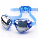 CAMTOA Anti-fog Waterproof Swimming Goggles Glasses For Adults Women Men Silver
