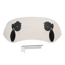 Universal Adjustable Clip On Brown Windshield Extension Spoiler Wind Small Windscreen Deflector For Motorcycle Scooter
