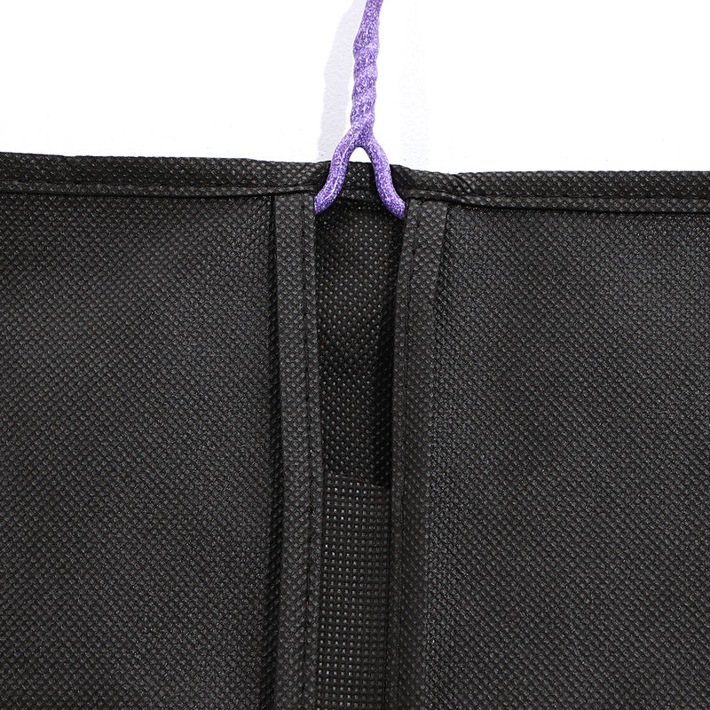 Black Suit Dress Coat Garment Storage Travel Carrier Bag Cover Hanger Protector Clothes Cover
