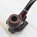 Solid Wooden Classic Smoking Bent Pipes With Beautiful Carve Patterns Tobaccos Pipes