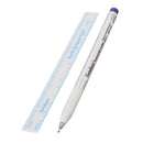 Disposable Waterproof Tattoo Pen Skin Lip Line Eyebrow Positioning Marker Pens Sterilized Permanent Makeup With Ruler