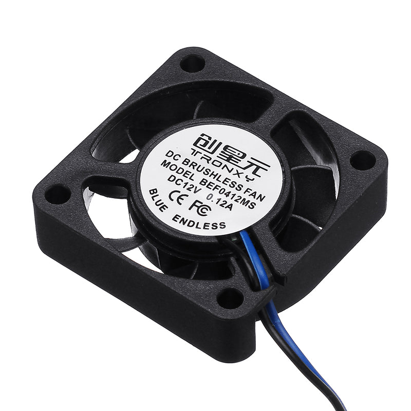 TRONXY DC 12V 0.12A Blue 4010 Brushless Cooling Fan With 2M Cable For 3D Printer Part