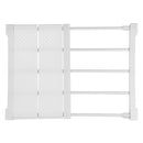 Adjustable Wardrobe Closet Organizer Storage Shelf Wall Mounted Space Saving Rack