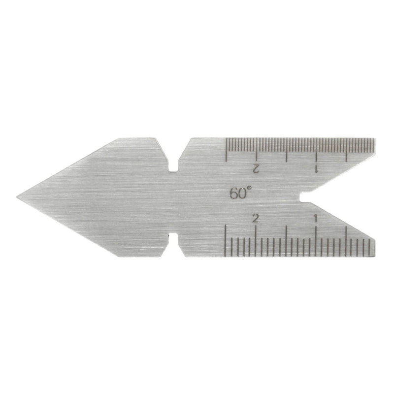 UK 55 / ISO Metric 60 / USA 60 Center Gauge Screw Cutting Thread Pitch Measuring Lathe Tool