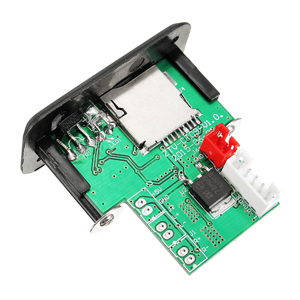 5pcs DC 5V 12V 3W+3W Dual Channel MP3 Decoder Board Decoding Module Support WAV U Disk TF Card USB
