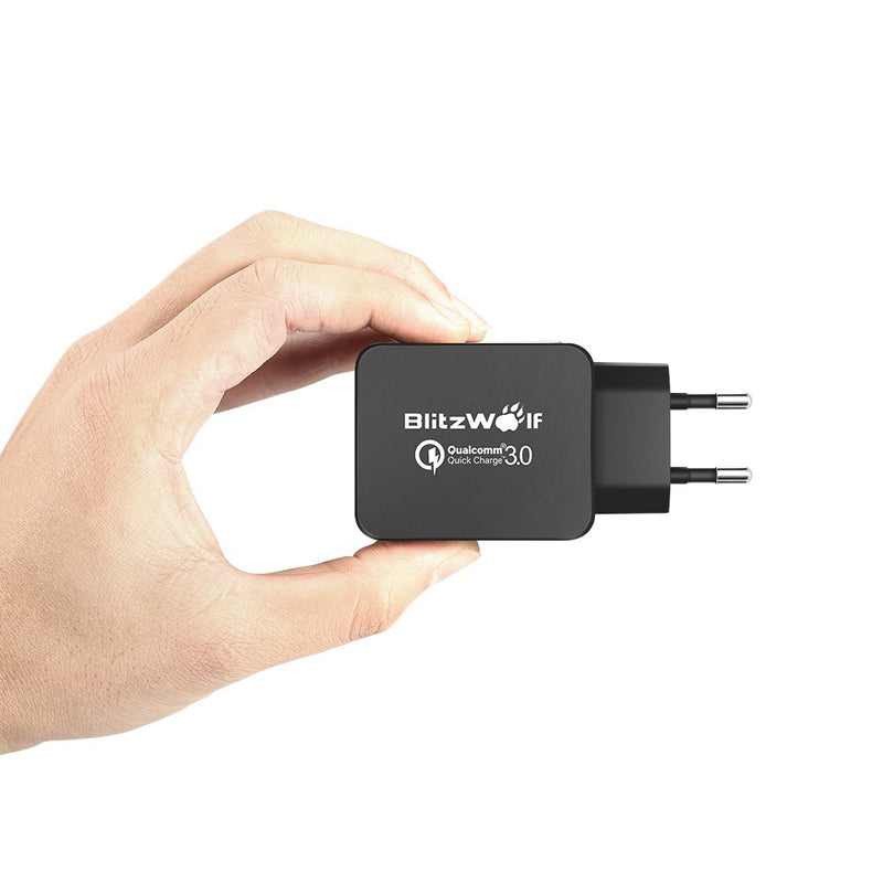 [Qualcomm Certified BlitzWolf BW-S5 QC3.0 18W USB Charger EU Adapter With Power3S Tech