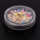 Dancingnail Mixing Pearl Shell Cololful Nail Decoration Beads Rhinestone Manicure Ornaments