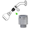 Adjustable Regulator Water Saving Pressure Flow Controller Shower Head Adapter