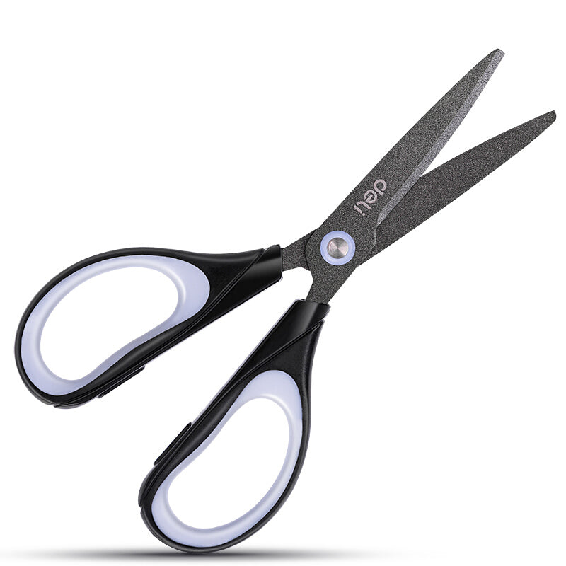XIAOMI Ecosystem Deli 6055 Soft-touch Scissors Alloy Stainless Steel Cutter Home Office Hand Craft Scissors Cutting Tools