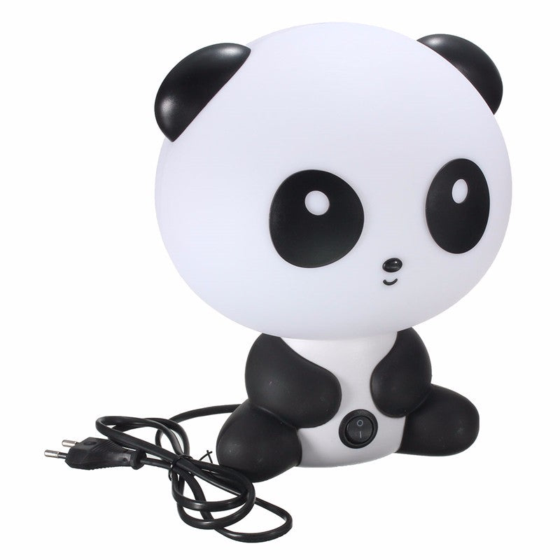 Lovely Baby Kid Bedroom Desk Night Light Dog Bear Rabbit Panda Cartoon Lamp 220V