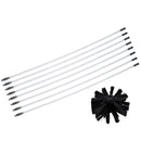 Chimney Cleaning Brush Set Chimney Pipe Inner Wall Cleaner Brush Bendable Flexible Cleaning Tools