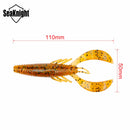 SeaKnight SL021 4pcs Soft Fishing Lure 110mm 11.5g Swinbait Fishig Worm Shrimp Bait