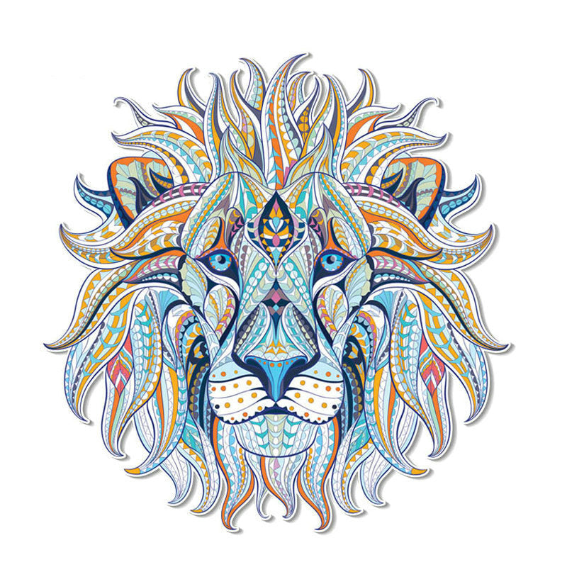 Ironing Transfers Patches Heat Press Stickers Lion Animal Patch DIY Appliques Decor Sticker