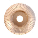 Drillpro 110mm Tungsten Carbide Arc Wood Shaping Disc Carving Disc 22mm Bore Sanding Grinder Wheel for 115 125 Angle Grinder