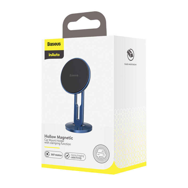Baseus Cable Clip Strong Magnetic Dashboard Car Phone Holder Car Mount 360 Rotation for 4.0-7.0 Inch Smart Phone for iPhone 11 Xiaomi