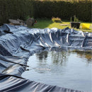 Black EPDM Rubber Pond Water Garden Liner Waterproof Impermeable Membrane Mat 1.7x2m 1.7x4m