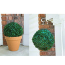 20cm Diameter Solar Powered Colorful LED Night Light Artificial Topiary Ball Outdoor Wedding Garden Lamp