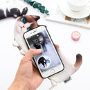 WAM PC-08 Simulation Cat Pencil Case School Stationery Pen Bag Multifunctional Cosmetic Bag
