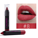 12 Colors Lip Stick Pen Matte Velvet Non Stick To Cup Lip Makeup Waterproof Long-lasting