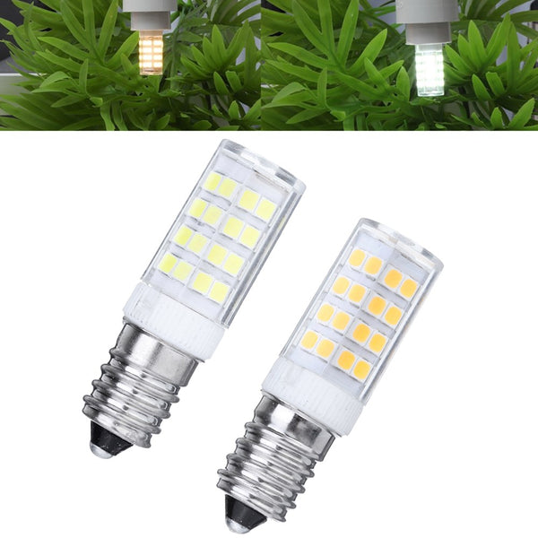 AC110-240V E14 5W 2835 No Stroboscopic 52 LED Ceramic Corn Light Bulb for Indoor Home Decoration