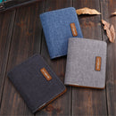 Men Canvas Slim Billfold Wallet Clutch Handbag Credit Card Purse Holder
