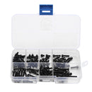 Suleve M3CH5 M3 Carbon Steel Allen Bolt 5-20mm Hex Socket Cap Screw Metric Assortment Kit 120pcs