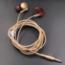 AUGIENB X7 HiFi 3.5mm Wired Control Earphone Stereo Bass Sports Headphone with Mic
