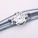 DUOYA D257 Shining Crystal Women Bracelet Watch Flower Dial Case Tourist Quartz Watch