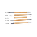 ZHUTING TL-14 14Pcs Clay Sculpting Carving Tool Set Wooden Metal Pottery Clay Tools Professional DIY Ceramic Modeling Kit for Clay Wood Shaping Handicraft Painting Embossing with Bag