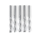 5pcs 1/8 Inch 2 Flute Carbide End Mills 3.175mm Spiral Router Bits End Milling Cutter Set CNC Tool