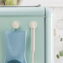 Jordan&Judy 4Pcs ABS Magnet Hooks Kitchen Refrigerator Storage Hanger Home Hanging Hook Traceless