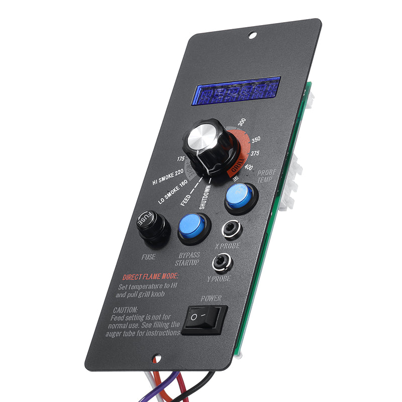 110V Adjustable BBQ Digital Thermostat Control Board + Probe For Camp Chef