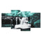 4PCS Forest Falls Wall Paintings Home Modern Art Nature Unframed Picture Decor