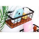 Wooden Iron Shelf Wall Hanging Industrial Modern Storage Shelves Rack Display Baskets