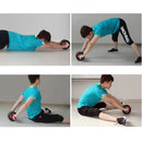 KALOAD Abdominal Wheel Roller Slimming Muscle Trainer Tension Belt Fitness Push-up Bracket