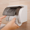 Toilet Paper Roll Shelf Holder Bathroom Tissue Box Dispenser Waterproof Easy Install