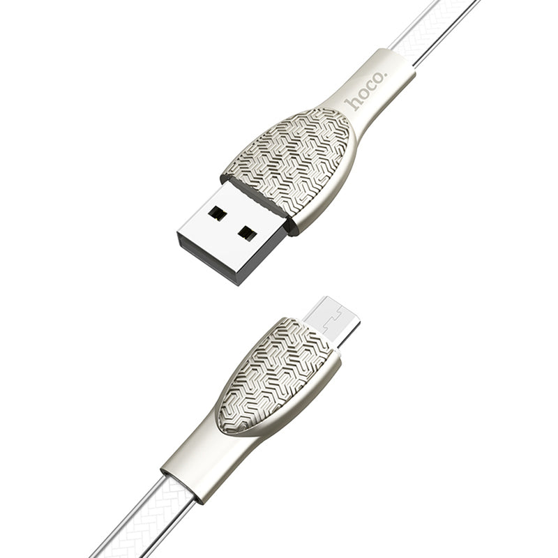 HOCO U52 Micro USB Charging Data Cable for Tablet Smartphone 1.2M