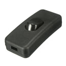 Excellway 250V 2A Light Switch Universal In Line Rocker Switch ON / OFF Rocker Switch