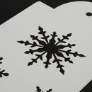 Snowflake Side Cake Stencil Border Designer Decorating Craft Cookie Baking Tool