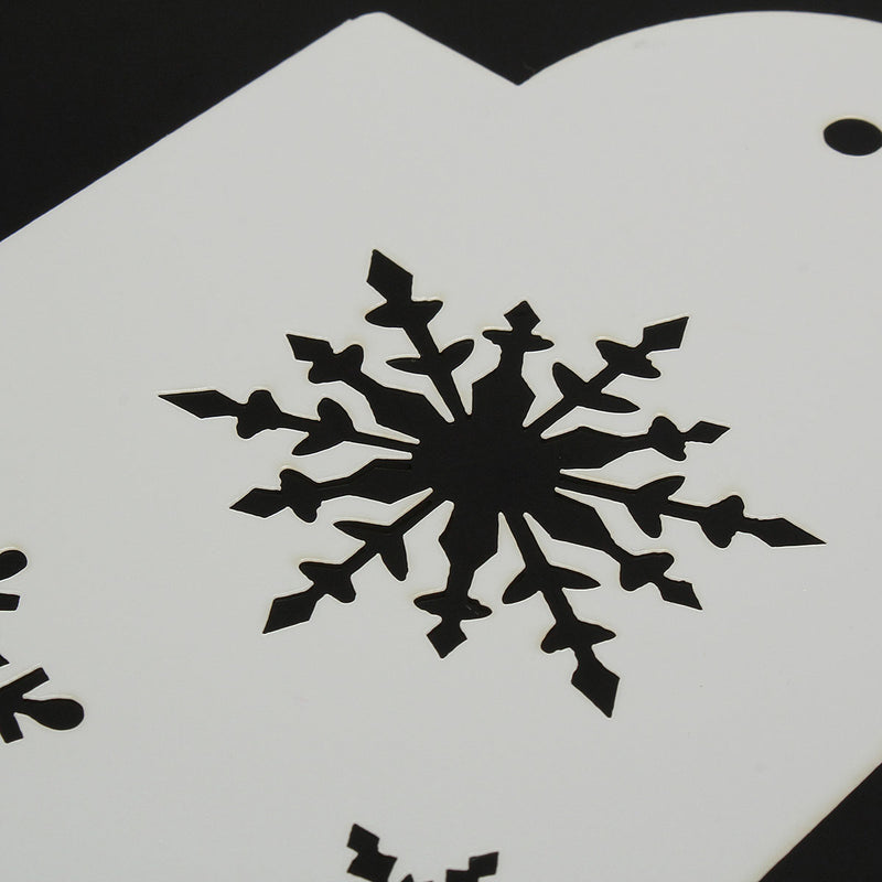 Snowflake Side Cake Stencil Border Designer Decorating Craft Cookie Baking Tool