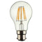 B22 A60 8W LED COB Filament Bulb Eison Vintage Clear Glass Lamp Non-dimmable AC 220V