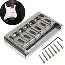 6 String Fixed Bridge Guitar Part Hardtail Bridge For Electric Guitar