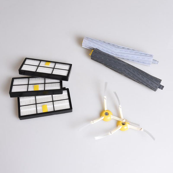 1 Set Extractor Brush 3pcs Hepa Filter 2pcs Side Brush for iRobot Roomba 880 980 Vacuum Cleaner Robots Parts