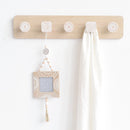 Wood Coat Hanger Wall Hook Clothes Hangers Key Holder Wall Mounted Coat Rack