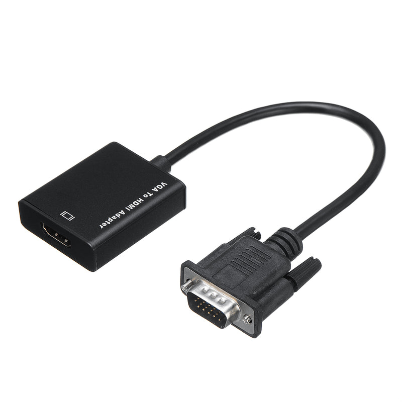 ONTEN VGA to HDMI Converter Cable Adapter with Audio for PC Laptop TV Box Projector