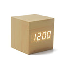 Bakeey LED Digital Retro Glow Alarm Clock Voice Control Snooze Function Desktop Clock For Smart Home