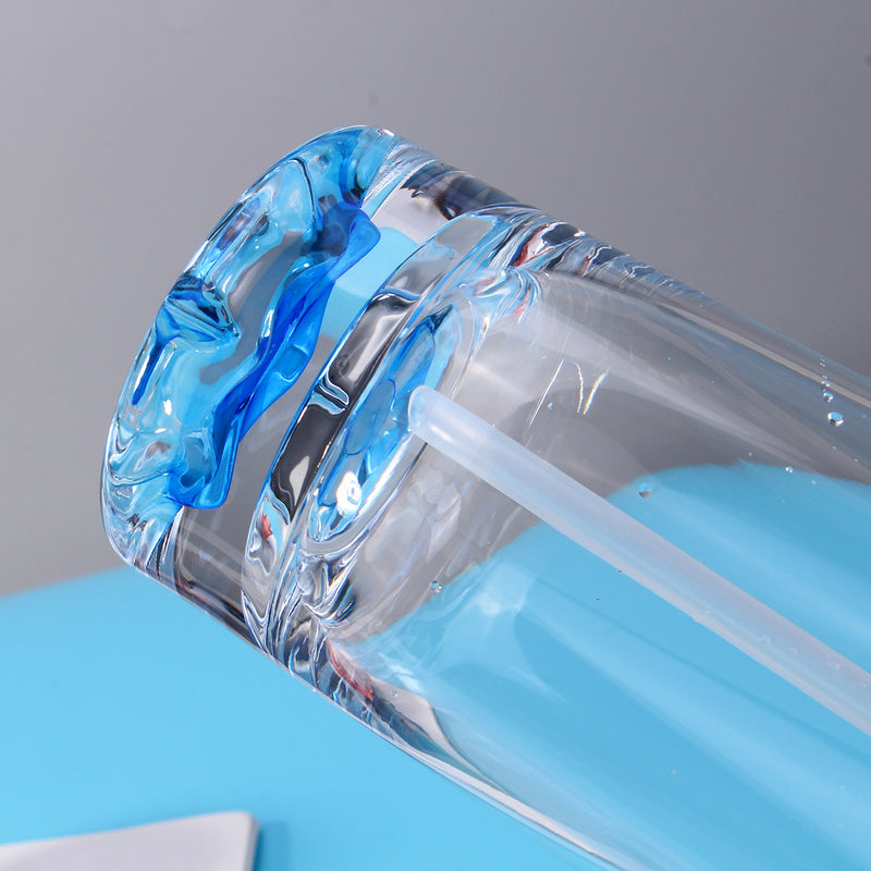 Transparent Hydraulic Bottle Acrylic Shampoo Shower Gel Soap Dispenser